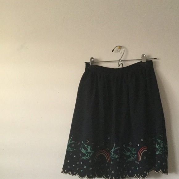 ModCloth Embroidered Skirt - Picture 5 of 5